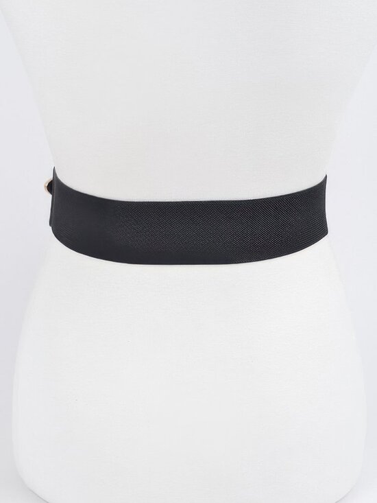 Multi Metal Chain Layered Stretch Belt main image 5